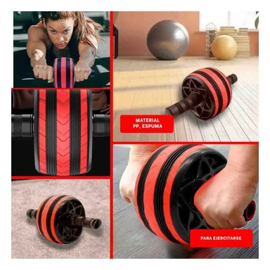 RUEDA ABDOMINAL RYBIU RESISTENTE LIVIANO ROJO - 5