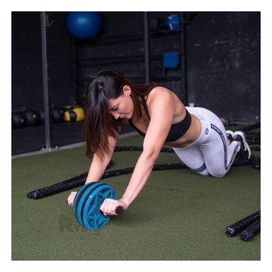 RUEDA RYBIU DE30653 IDEAL ABDOMINALES AZUL + REGALO STICKERS