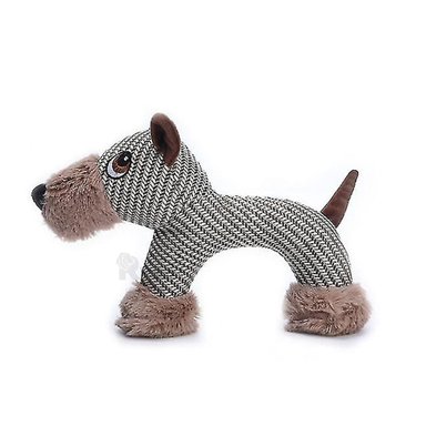 MUÑECO PERROS MA30070 RYBIU EN FORMA DE CABALLO PET EN COLOR BEIGE Y MARRON