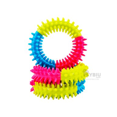 ARGOLLA PERROS MA30999 RYBIU SUAVE PARA PET 11 CM MULTICOLOR +POST-IT ADHESIVOS