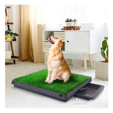 BAÑO PERROS RYBIU MA31005 AMPLIO CANES TALLA L NEGRO + STICKERS