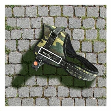 CORREA PERROS MA30945 RYBIU DISEÑO EJERCITO VERDE OSCURO Y+POST-IT ADHESIVOS - 2