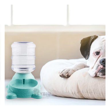 COMEDERO PERRO MA31009 RYBIU ENTRENAMIENTO CANINOS VERDE + STICKERS