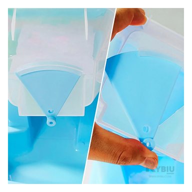 DISPENSADOR PERRO Y GATO MA31111 RYBIU INTELIGENTE CELESTE + REGALO AGENDITA