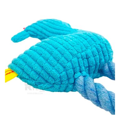 FIGURA ENROLLABLE PERROS RYBIU JIRAFA CELESTE + POST-IT ADHESIVOS