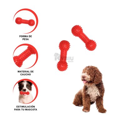 HUESO PERROS MA29644 RYBIU RECREATIVO ROJO +POST-IT ADHESIVOS