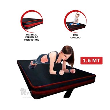 COLCHÓN RYBIU DE30533 IDEAL Y FITNESS TALLA L ROJO + POST-IT ADHESIVOS