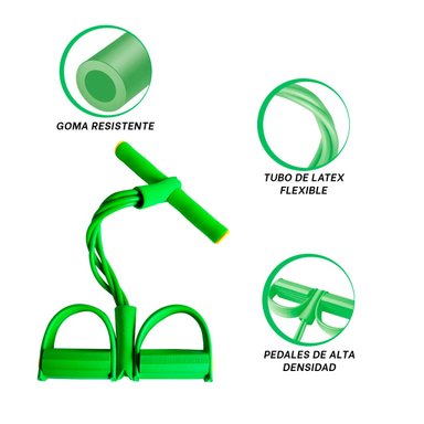 ELÁSTICO RYBIU DE30576 PILATES VERDE + POST-IT ADHESIVOS