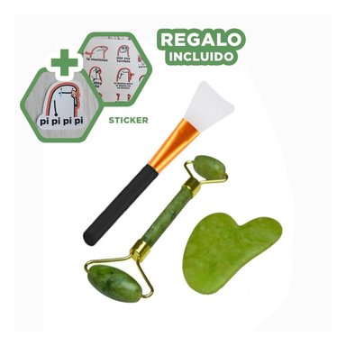 MASAJEADOR RYBIU FACIAL BE32365 RELAJANTE DAMA VERDE + REGALO STICKERS
