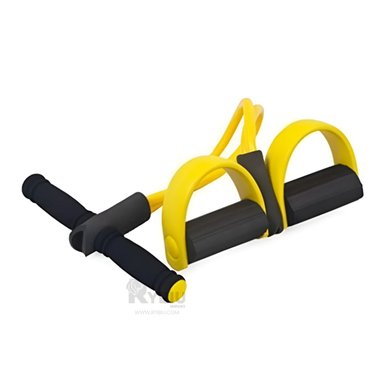 CINTA ELÁSTICA RYBIU DE30582 AMARILLO PILATES Y NEGRO + POST-IT ADHESIVOS