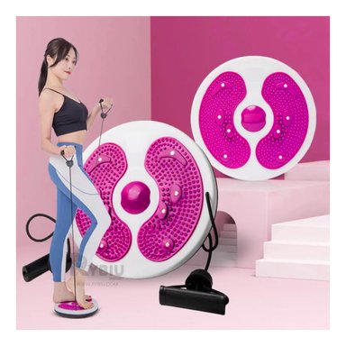 BASE CIRCULAR RYBIU DE30590 FITNESS CON LIGAS ROSADO + POST-IT ADHESIVOS