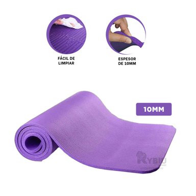 MAT RYBIU DE30608 10MM YOGA UTIL LILA + POST-IT ADHESIVOS