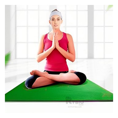 MAT RYBIU DE30611 10MM YOGA GOMA EVA VERDE