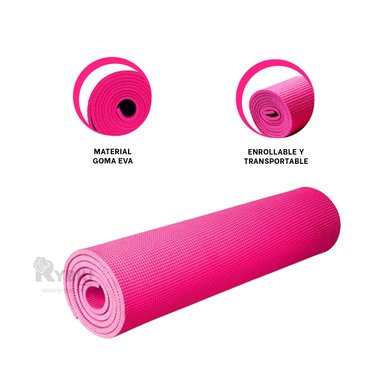 MAT RYBIU DE30610 10MM YOGA UTIL ROSADO + POST-IT ADHESIVOS