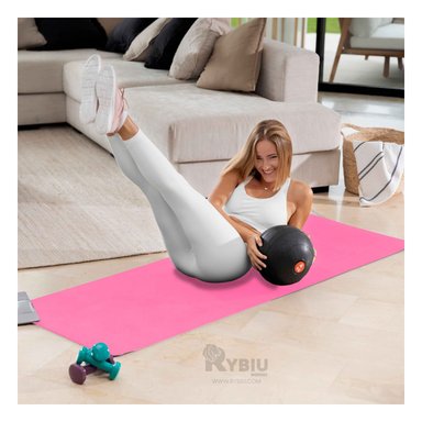 MAT RYBIU DE30616 6MM EJERCICIO FLEXIBLE ROSADO + REGALO AGENDITA - 2