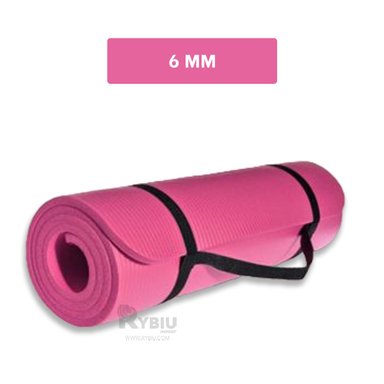 MAT RYBIU DE30616 6MM EJERCICIO FLEXIBLE ROSADO + REGALO AGENDITA - 5