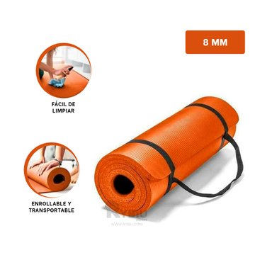 COLCHONETA RYBIU DE30619 8MM DEPORTE EN ANARANJADO + POST-IT ADHESIVOS