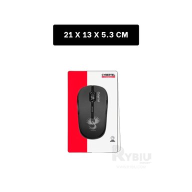 MOUSE INALÁMBRICO RYBIU VERSÁTIL CON USB M700X TONO NEGRO + PAPEL REGALO - 5