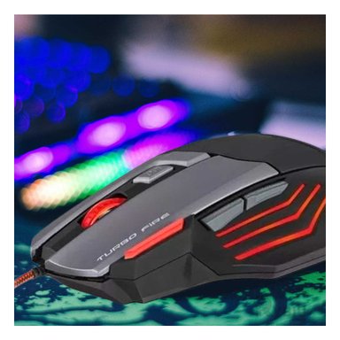 MOUSE INALÁMBRICO RYBIU ÓPTICO AVANZADO CON BOTON NEGRO + REGALO AGENDITA MIC M811 - 1