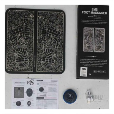 MASAJEADOR RYBIU PIES TE30248 ELECTRICO EL MUSCULO DEL PIE COLOR NEGRO