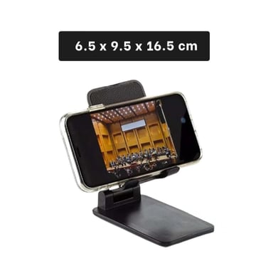 SOPORTE RYBIU TE29571 SEGURO PLEGABLE PARA CELULAR NEGRO - 4
