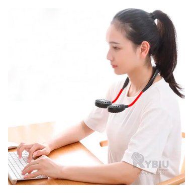 VENTILADOR PORTATIL RYBIU TE29503 RESISTENTE COLOR NEGRO + REGALO AGENDITA