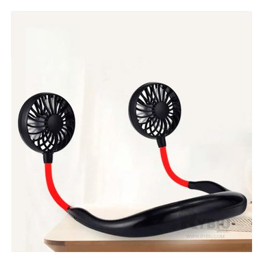 VENTILADOR PORTATIL RYBIU TE29503 RESISTENTE COLOR NEGRO + REGALO AGENDITA - 3