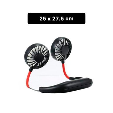 VENTILADOR PORTATIL RYBIU TE29503 FLEXIBLE CUELLO NEGRO + PAPEL REGALO - 4