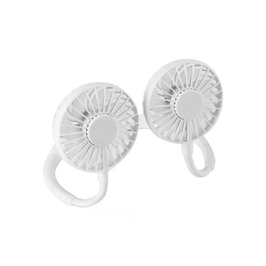 VENTILADOR PORTATIL RYBIU TE29504 AMOLDABLE CUELLO TONO BLANCO + REGALO STICKERS - 3