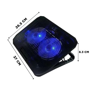 COOLER RYBIU RESISTENTE Y DURADERO HA73 NEGRO + REGALO STICKERS - 4