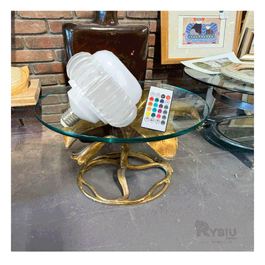 FOCO RYBIU TE30280 BLUETOOTH LED TONO MULTICOLOR + PAPEL REGALO