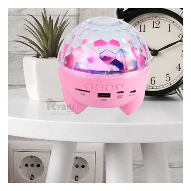 PROYECTOR MODERNO Y ESTETICO ROSADO Y+PAPEL DE REGALO