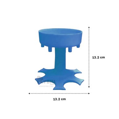 DISPENSADOR RYBIU JU30868 CELESTE COPAS SHOT 6 PORCIONES - 5