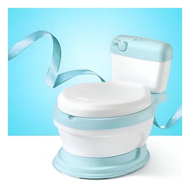 INODORO RYBIU HO30756 ASIENTO CON TAPA + POST IT ADHESIVOS CELESTE - 3