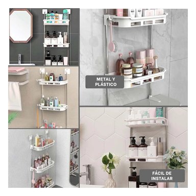 ESTANTE RYBIU HO30810 BLANCO FACIL INSTALAR + POST-IT ADHESIVOS