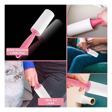 RODILLO RYBIU HO30814 ARTICULO LIMPIEZA ROPA ROSADO POST-IT ADHESIVOS