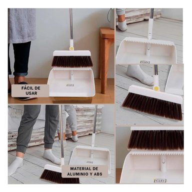 SET LIMPIEZA RYBIU HO30847 UTENSILIO PARA BARRER + LIMPIAR NEGRO Y + POST-IT ADHESIVOS