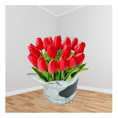 SET MACETERO RYBIU HO32313 METAL PLATEADO NOTA NUBE + PAPEL REGALO