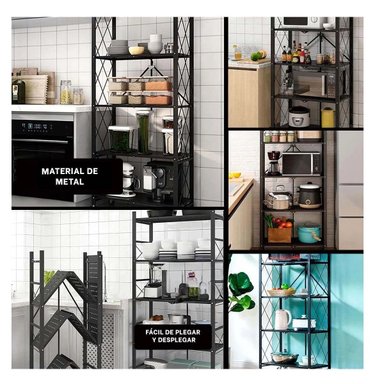 REPISA RYBIU HO30750 NEGRO CON BUEN ALMACENAMIENTO + POST-IT ADHESIVOS