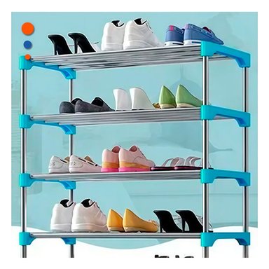 ZAPATERA RYBIU HO28630 CELESTE FUNCIONAL 5 NIVELES + POST-IT ADHESIVOS - 2