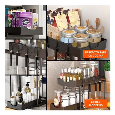 REPISA RYBIU HO29667 NEGRO SIMPLE Y MODERNA + POST-IT ADHESIVOS