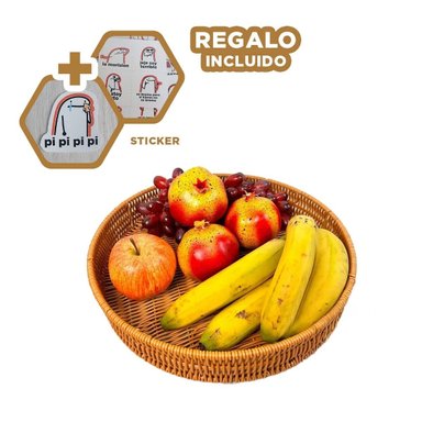 BANDEJA RYBIU HO30197 MARRÓN AZAFATE ANULAR PRODUCTOS + POST-IT ADHESIVOS