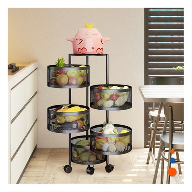 REPISA RYBIU HO29687 NEGRO MODERNA 5 N IVELES + POST-IT ADHESIVOS - 2