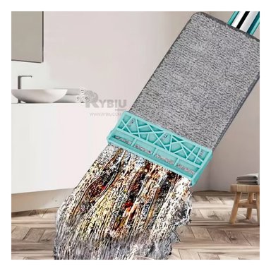 SET LIMPIEZA RYBIU TRAPEADOR MODERNO 360 GRADOS EN VERDE AGUA +  AGENDA