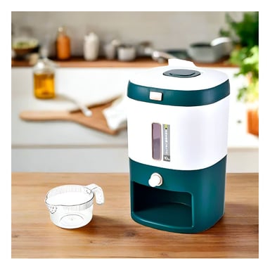 DISPENSADOR RYBIU CO29824 VERDE EXPENDEDOR CEREAL 10 KG + POST-IT ADHESIVOS - 2
