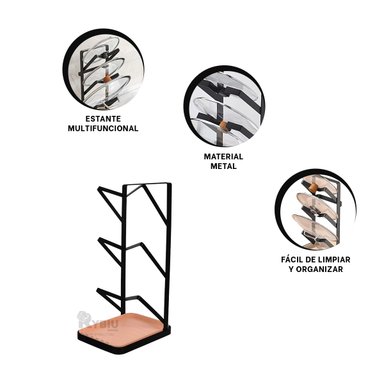 DIVISOR RYBIU CO29880 ACERO INOXIDABLE NEGRO FUNCIONAL Y BUENO + POST-IT ADHESIVOS