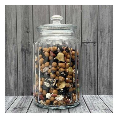 RECIPIENTE RYBIU CO29552 VIDRIO TRANSPARENTE FUNCIONAL 2 K + POST-IT ADHESIVOS