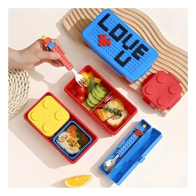 RECIPIENTE UTIL DE PLASTICO RYBIU CO29430 MULTICOLOR +POST-IT ADHESIVO - 2