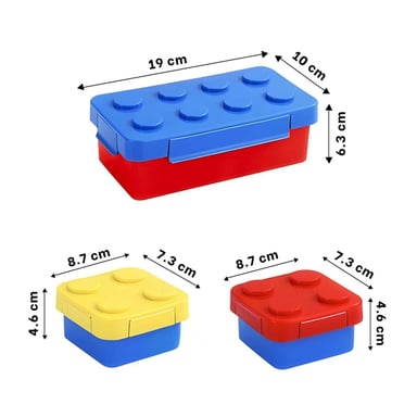RECIPIENTE UTIL DE PLASTICO RYBIU CO29430 MULTICOLOR +POST-IT ADHESIVO - 4