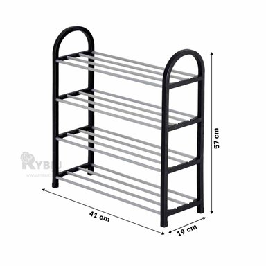 SOPORTE 4 NIVELES OVALADO NEGRO MANTIENE EL ORDEN EN POCO ESPACIO Y+REGALO STICKER - 5